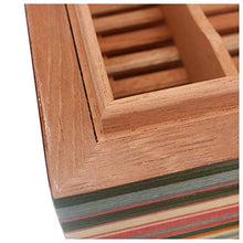 WRJY Humidor per sigari con umidificatore e Set di scatole per sigari igrometro, Design in Legno Resistente ed Elegante, Interni Funzionali di Fascia Alta Perfetti per sigari