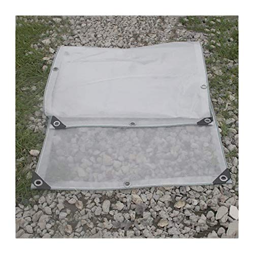 Telo Trasparente con Occhielli, Trasparente impermeabile incatramata, durevole, resistente allo strappo impermeabile incatramata, perforata della pellicola del PE, utilizzato for la protezione Padigli