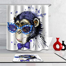 LIYAN Combinazione Bagno. Immagini Chiare E Colori Vivaci Rendono Il Tuo Bagno Pieno di Vita. Accessori da Bagno. Pittura Ad Acquerello Scimmia Carino