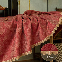 Tovaglia Rettangolare Jacquard Tovaglia Rossa Protezione, Tovaglie Lavabili Antimacchia E Antigoccia Per Cucina Domestica Sala Da Pranzo Decorazione a Buffet