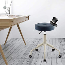 SXRDZ Hair Salon rotante lavoro Sgabello, rotonda seduta in pelle idraulico regolabile in altezza di rotolamento girevole Sgabelli con le rotelle, for un massaggio a viso Ufficio Tatuaggio Medical Sga