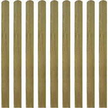 FESTNIGHT Stecche per Recinto/Recinzione Giardino 10 pz 120 cm Legno Impregnato