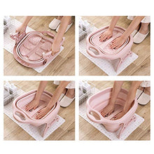 Pediluvio Pieghevole Pediluvio Pieghevole Termale Spa Benessere Leggero salvaspazio Pediluvio per l'ammollo del Piede Pedicure Spa Massaggio Plantare,Blue