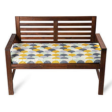 Celina Digby® - Cuscino impermeabile a 2 posti, con imbottitura in schiuma morbida (114 x 47 x 6 cm), motivo geometrico Scandi Hills