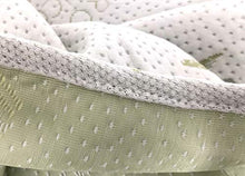 BiancheriaWeb Coprimaterasso Imbottito Elasticizzato Anallergico Federe Cuscino Letto Made Italy Matrimoniale Aloe