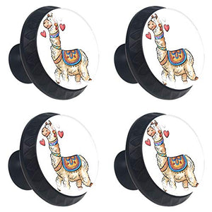 Set di 4 maniglie rotonde per armadio da cucina, credenza, cassettiera, cassettiera, con viti, per cucina, comò, armadietto, bagno, armadio