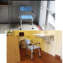 JTKDL Sedia da Bagno Sedia da Bagno Antiscivolo Sgabello da Bagno per Donna Incinta Sgabello da Bagno per Anziani