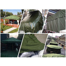 HZWLF Telone Impermeabile per Esterni Resistente, teloni di Tela ArmyGreen Ground Covers Tende da Campeggio, 4.85X3.85M, 4.85X3.85M