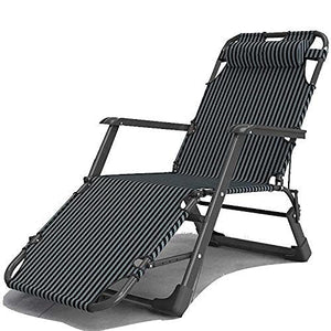 eewopjkj Sedie reclinabili a gravità Zero Sedie Pieghevoli reclinabili a gravità Zero Sedie da Patio con Cuscini Sedie reclinabili da Esterno in Giardino-Nero