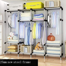 TWDYC Armadio Spazio Guardaroba Moderno Semplice Assemblea Economico Semplice Camera gabinetto for Bambini Bagagli