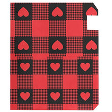 Cover magnetica per cassetta delle lettere di San Valentino, cuore rosso bufalo da giardino, decorazione per la casa, dimensioni standard 53,3 x 45,7 cm