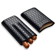 Jia He Scatola di sigari Cigar Box, Sigaro Set Sigaro Idratante Travel Set Portable Sigaro Set 2 Colori Opzionale può Contenere 3 (Color : Black)
