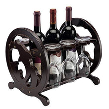 Wine Rack, Vino Rack supporto di vetro di vino continentale creativo di legno solido Indipendente Contro calice di vetro di vino di stoccaggio Rack Wine Rack Cabinet Living Room decorazione della casa