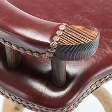 IG Sedia da Bar Imbottita con Sgabello in Legno con Corda Di Canapa Poggiapiedi Rotativa 360 Gradi per Colazione Cucina da Cucina Pub,Nero,65 Cm.