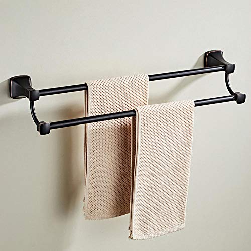 Porta Asciugamano,montaggio semplice，Portasciugamani nero in stile europeo portasciugamani da bagno antico portasciugamani da bagno ciondolo hardware-A3
