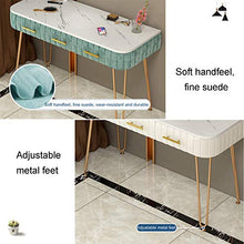 ZRN Tavolo da Trucco Set da toeletta con 2 cassetti, scrivania da toeletta per Trucco per Donne e Ragazze, Montaggio Facile