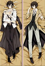 Zenghh Dazai Osamu - Bungo Stary Dogs Pillowcases Microfibra Anime Bel Guido Camicia Boy Pillowslip 1: 1 Bambola umanoide Borsa da letto Abbraccio Abbraccio Morbido cuscino Cover Large Accessori per i