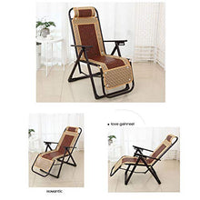 LINGZE Lettino Prendisole Pieghevole, Poltrona Relax reclinabile a gravità Zero Lettino Prendisole da Giardino Multiposizione per Esterni con Cuscino stuoia Resistente alle intemperie