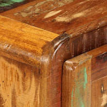 vidaXL Comodino Legno Massello di Recupero Vintage Tavolino Notte Armadietto