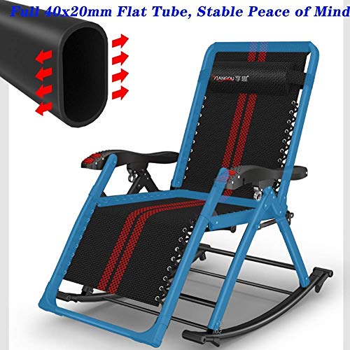 FGA Sedia a Sdraio Pieghevole Lettino Prendisole Sedia da Salotto