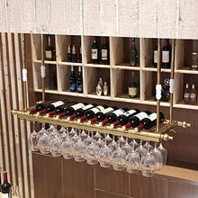 YWYW Porta Bicchiere da Vino Porta Bicchiere da Vino Creativo Europeo Porta Bicchiere da Vino Appeso a casa portabottiglie Personalizzato KTV (Dimensioni: 80 * 30 cm)
