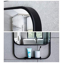 Bathroom mirror JWZQ Specchio a Parete per Bagno,Specchio Cosmetico,Specchio a Parete Rettangolare in Vetro per Parete per Arredamento Bagno