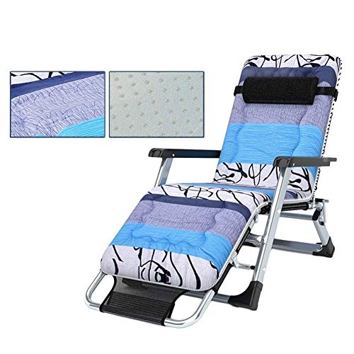 Hfyg Lettino Prendisole Sedie Reclinabili Patio, Patio A gravità Zero All'aperto Sedia Sdraio Sedia Pieghevole Spiaggia Campeggio Reclinabile Portatile da Giardino Sedia Supporto 200 kg Chaise Longue