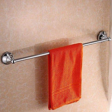 PYROJEWEL Bar Parete Rail Parete Rail Rack Hanger Tutti Rame Singolo Rack Cromato Forata 60 Centimetri mensola da Bagno