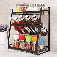 LYM &ripiano di stoccaggio Scaffali da Cucina, unità di scaffali for scaffali di stagionatura in Acciaio Inossidabile for Uso Domestico -3 Strati Scaffale di Finitura