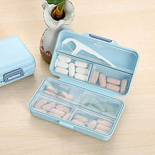 BGSFF Portapillole Portapillole 7 Griglie per ridurre i Cattivi odori Organizer Porta medicinali Pink Tuba