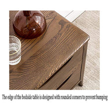 GXT WGZ- Comodino Camera Locker, Camera da Letto Comodino, Soggiorno Locker, Living Room Divano Fianco del Mobile (Color : Walnut Color)