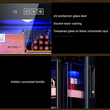 Cigar Cabinet Free Standing Electronic Cigar Cooler Humidor Spagna Ripiani in Legno di Cedro a 3 Strati Display LCD della Temperatura Controllo Touch Intelligente