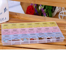 UPXIANG 7 giorni pillole scatola medicina dispenser tablet organizer settimanale per AM PM per borsa o tasca, eccellente custodia per pillole impermeabile, porta supplemento da viaggio