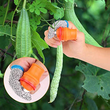Desire Sky - Taglierina per pollice in silicone con 4 pezzi, in nylon, resistente al taglio, per giardinaggio e raccolta di frutta e verdura, 2 pezzi