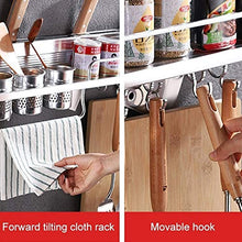 Hanks' shop - Scaffale portaoggetti da bagno, in lega di alluminio, per mantenere la cucina ordinata e risparmiare spazio