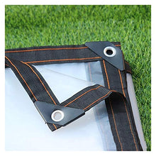 LXHONG Foglio di Tela Cerata Trasparente Impermeabile，Tarps Heavy Duty，Coperture per Mobili da Giardino Ombra Facile da Trasportare Terrazza Capanno dei Fiori, Personalizzabile