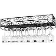 FAFZ Portavini Portabottiglie in Metallo A Parete, Sala da Pranzo E Cucina Portabottiglie Multifunzionale per Vino, Portaoggetti, Portabottiglie (Size : 50cm)
