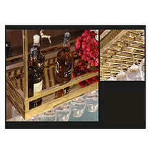 CCFENG Vino Rack, Appeso cremagliera di Vetro di Vino delle Famiglie, cremagliera di Vetro Wine Bar, a Testa in Giù cremagliera del Vino, mensola, Porta Calice (Size : 100 * 35cm)