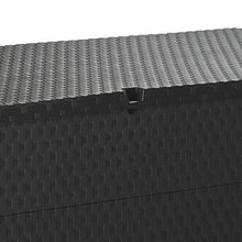 Festnight Baule Rettangolare in PP Antracite Impermeabile da Giardino/Patio/Balcone/Terrazza da Esterno 120 x 56 x 63 cm 420 L