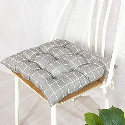 Pillowcase 2 Confezioni di Cuscini Quadrati per sedie, Cuscini Antiscivolo, Cuscini per sedie in Cotone e Lino, Cuscini Decorativi, per Uso Domestico in Giardino (# 7,45 * 45 cm)