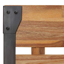Tidyard Giroletto in Massello di Acacia Finitura Spazzolata 160x200 cm/180x200 cm/200x200 cm,Legno Massello di Acacia/Facile da Montare/Stabile e Durevole,Disponibile in Diverse Misure