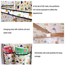 Guardaroba Semplice Panno Armadio Assemblaggio del Legno Solido Tessuto Singolo Bambino Piccolo dormitorio Camera da Letto Combinazione Pieghevole FANJIANI (Color : B)