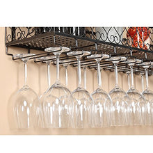 HTDZDX Appeso a Parete da Cucina Portabottiglie portabottiglie Appeso a Testa in Giù portabottiglie cremagliere Vino Creativo Nero (Size : 30 * 25cm)