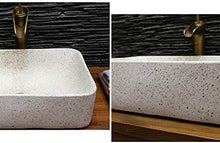 JPOYT-O Lavatoio Camera da Bagno in Ceramica, Piazza Retro lavabo Art Bacino Moderno del contatore del Bacino