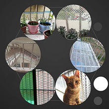 Rete di Plastica del Recinto,Proteggi Piante Frutti Fiori e Alberi e Ferma Cervi e Animali Selvatici Reti Resistenti Alla Sciabica di Protezione Scala del Balcone del Giardino Rete di Sicurezza