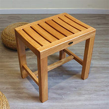 Accessori da bagno - Bagno impermeabile antiscivolo Stabile Sicurezza Comfort Bath Chair cambiare le scarpe Sgabello anziani / disabili / incinta di legno solido superficie curva presidente Max.250kg