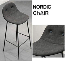 LWW Sgabelli, con schienale Sgabello contemporanea Sedie Gambe Sgabelli metallo moderna sedia contatore Bar Bistro Cucina Sala imbottite schienali e sedili laterali,Giallo,SeatHeight65cm