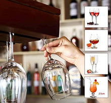 FYHH-JZHY Portabottiglie Europeo in Legno Massello/Bar Portabottiglie Creativo, Portabicchieri da Vino Personalit脿 Invertita Portabicchieri da Vino Portabottiglie da Soffitto, 3.100 * 28 * 20Cm