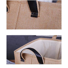 XIXIAO - Cesto portaoggetti per armadi, cassetti, armadio, cassettiera, 30 x 23 x 18 cm, colore: cachi