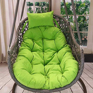 HUHAA Cuscino per Sedia a Cesto sospeso, Cuscino per Sedile per Sedia a Dondolo Cuscino per Sedia Grande e Spesso Cuscino per Amaca per Balcone Giardino Patio